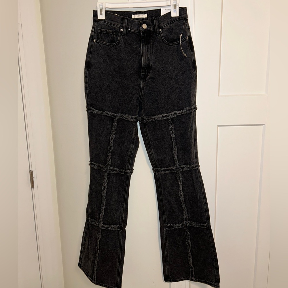 Black High Rise Boot Cut Denim Jeans - PacSun - Size 27 - Brand New with Tags